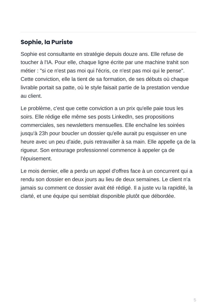 Chapitre 1 — Personne Ne Saura Que C'est l'IA